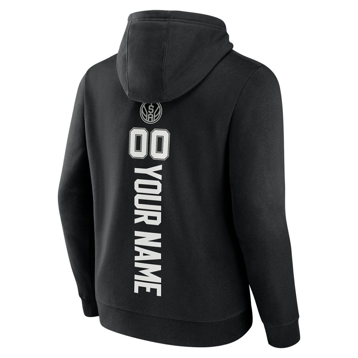San Antonio Spurs Playmaker Personalized Name & Number Pullover Hoodie - Black cheap