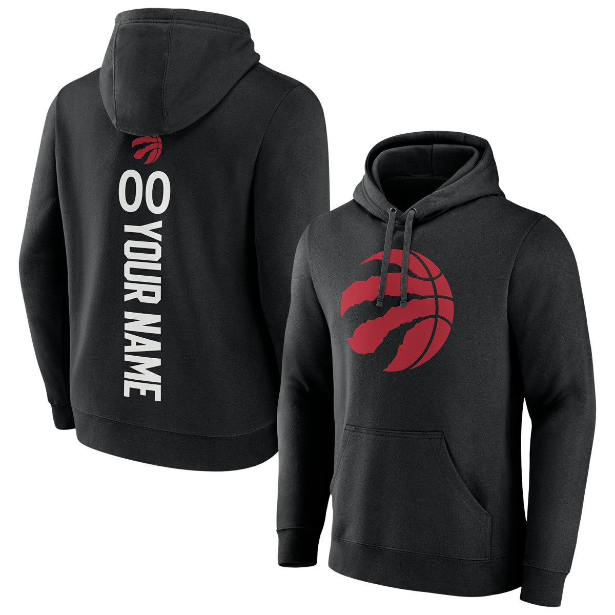 Toronto Raptors Playmaker Personalized Name & Number Pullover Hoodie - Black sale