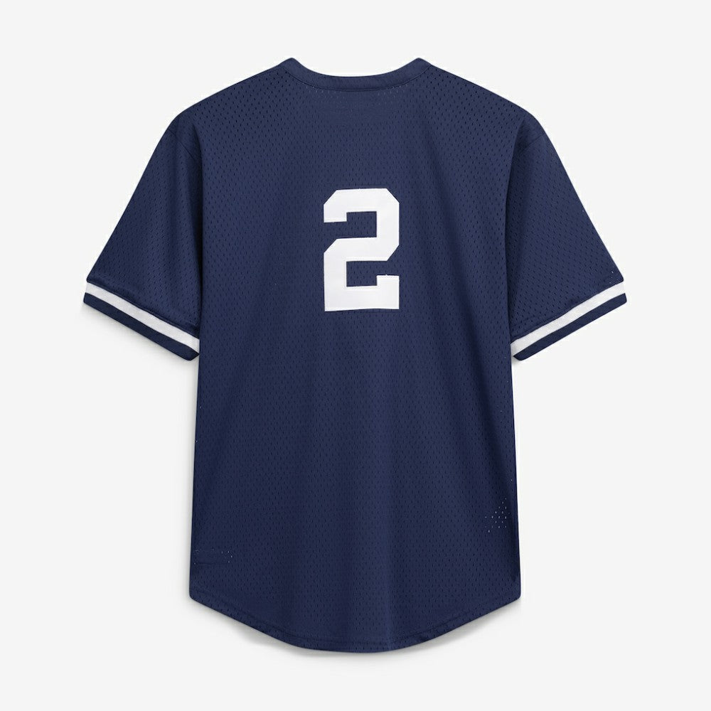 Derek Jeter New York Yankees Big & Tall Batting Practice Replica Player Jersey - Navy | Mitchell & Ness