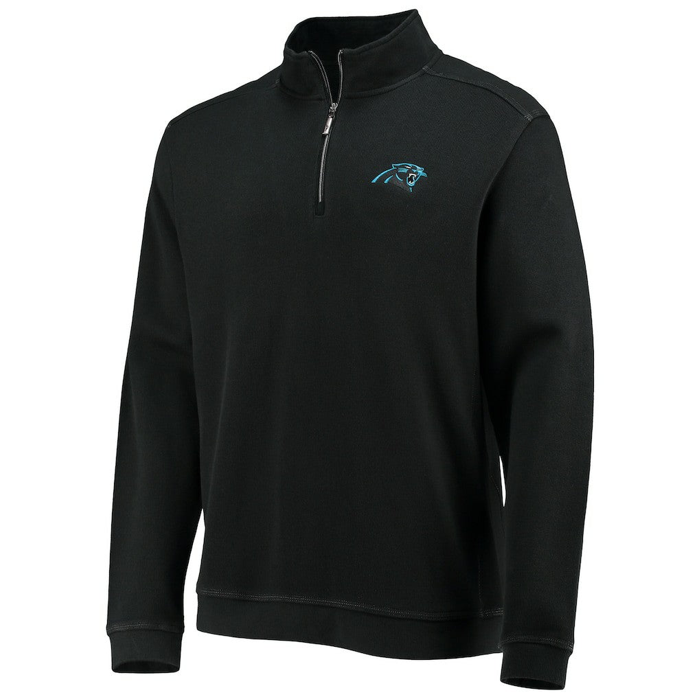 Carolina Panthers Nassau Half-Zip Jacket - Black for sale