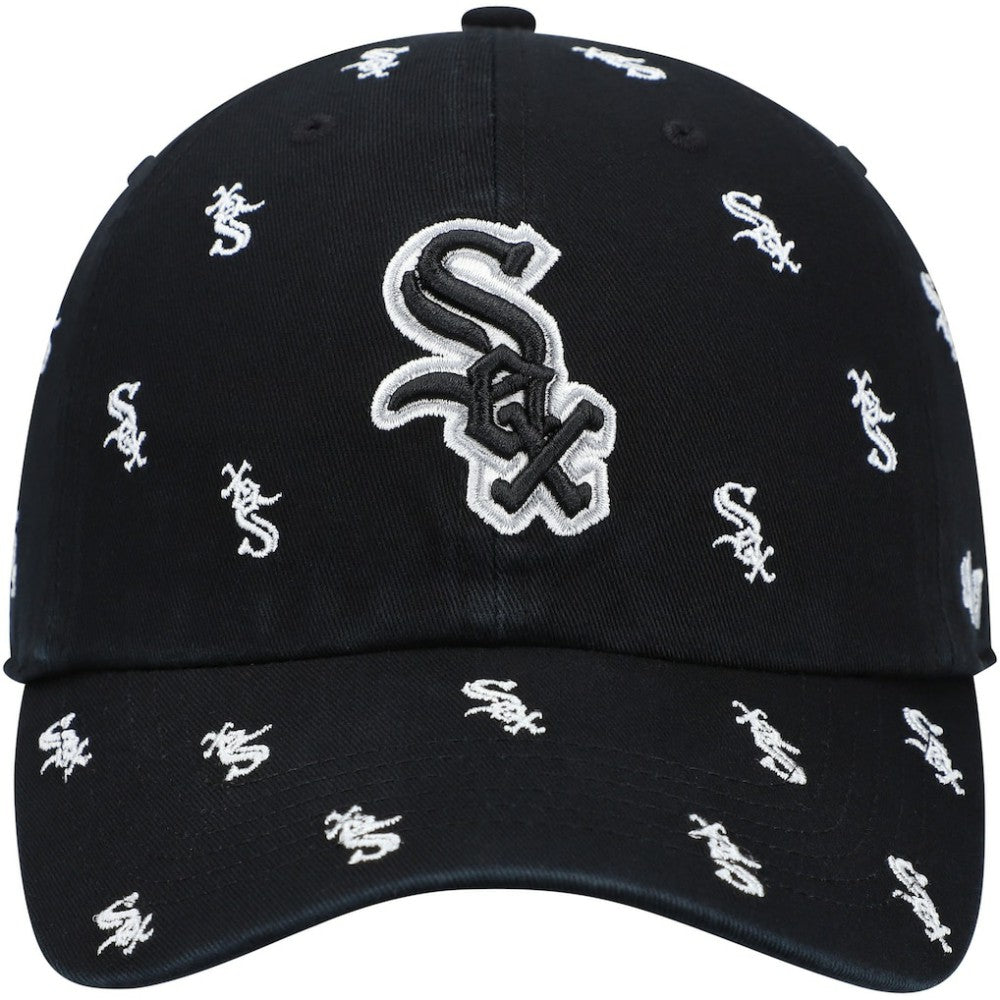 Chicago White Sox Women's Confetti Clean Up Adjustable Hat - Black | 47 brand