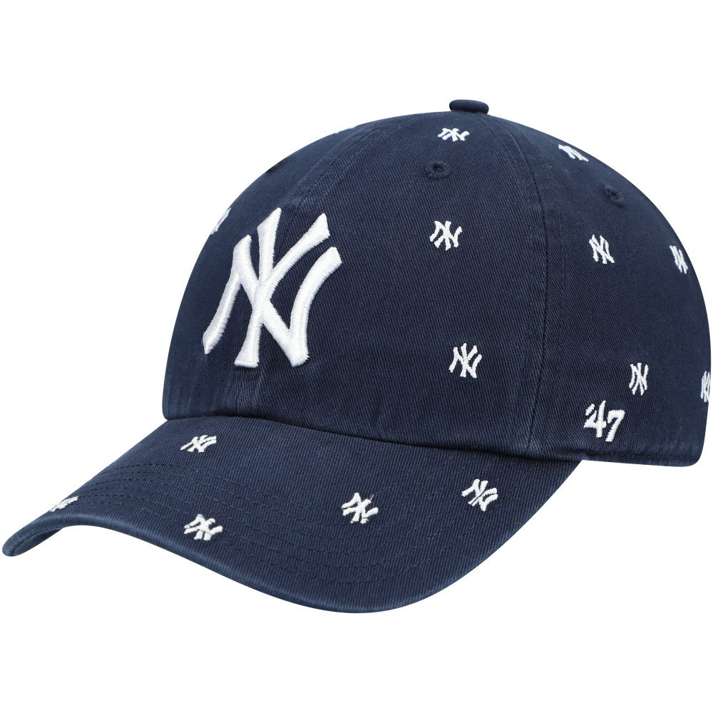 New York Yankees Women's Confetti Clean Up Adjustable Hat - Navy | 47 brand