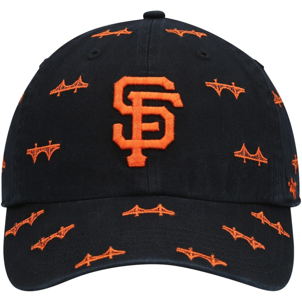 San Francisco Giants Women's Confetti Clean Up Adjustable Hat - Black | 47 brand