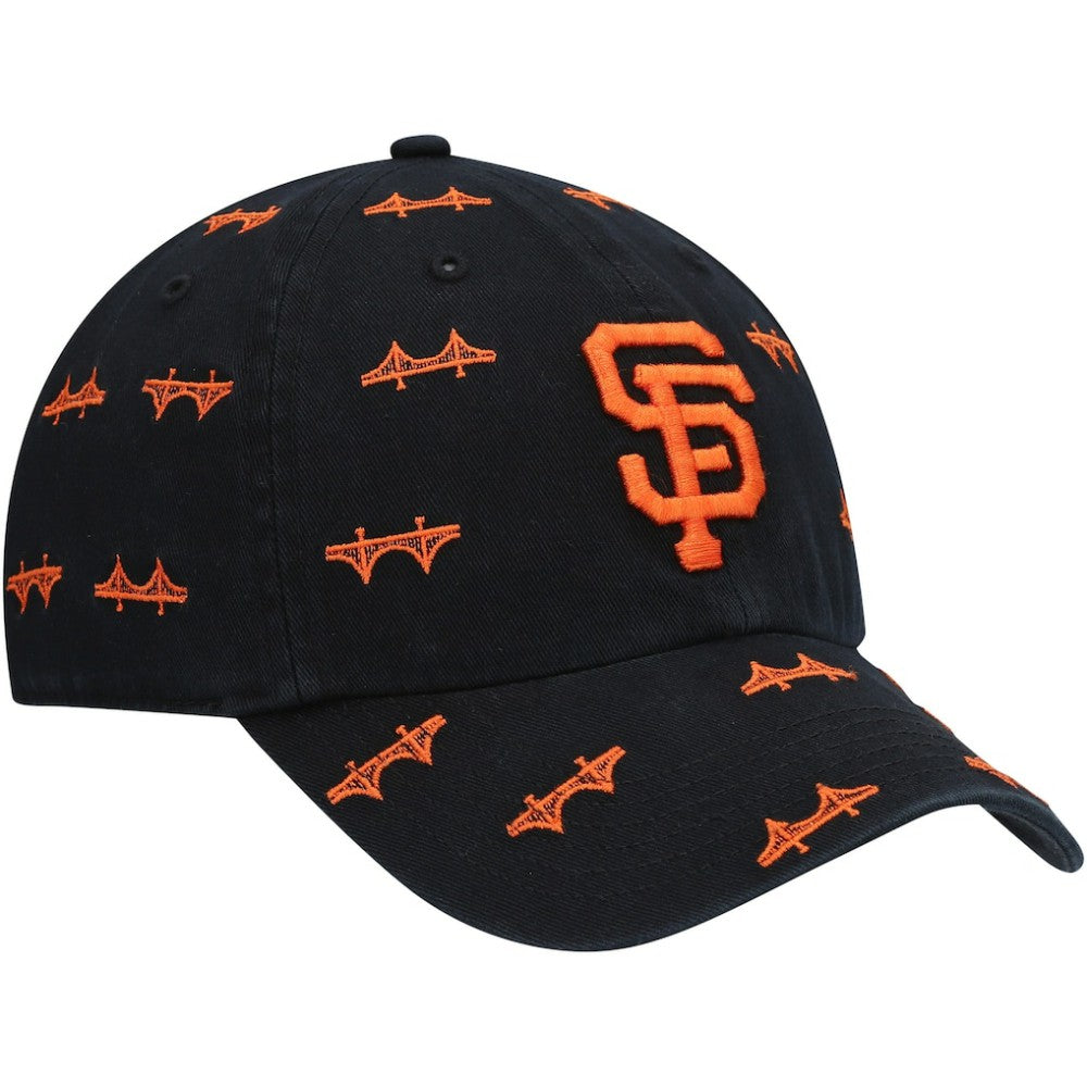 San Francisco Giants Women's Confetti Clean Up Adjustable Hat - Black | 47 brand