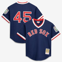 Pedro Martinez Boston Red Sox Authentic Batting Practice Jersey - Navy | Mitchell & Ness