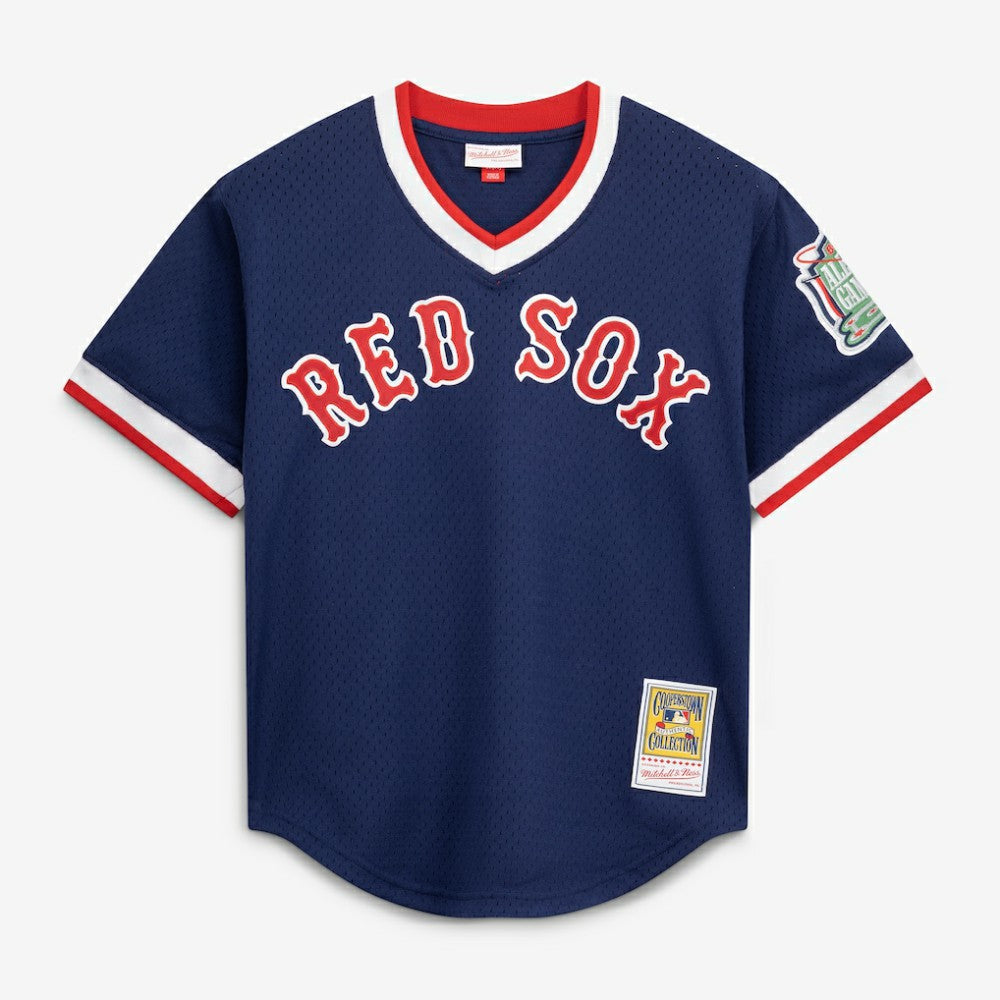 Pedro Martinez Boston Red Sox Authentic Batting Practice Jersey - Navy | Mitchell & Ness