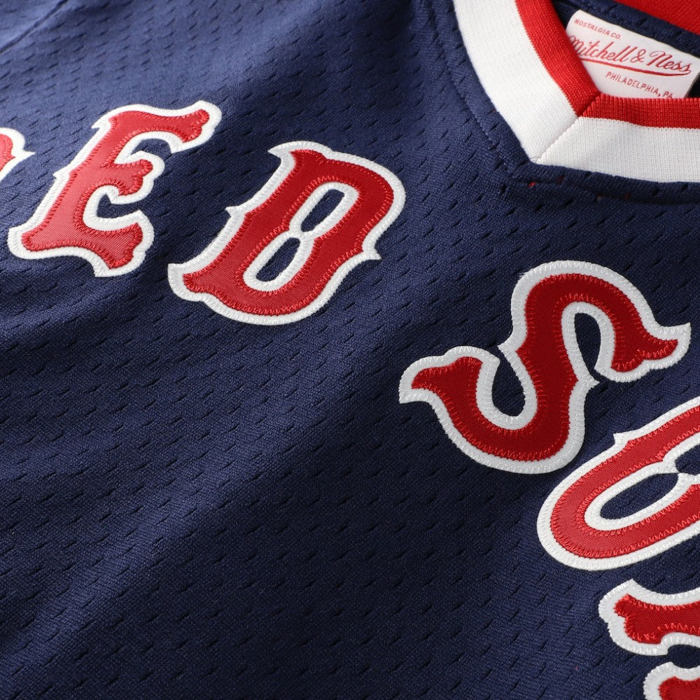 Pedro Martinez Boston Red Sox Authentic Batting Practice Jersey - Navy | Mitchell & Ness