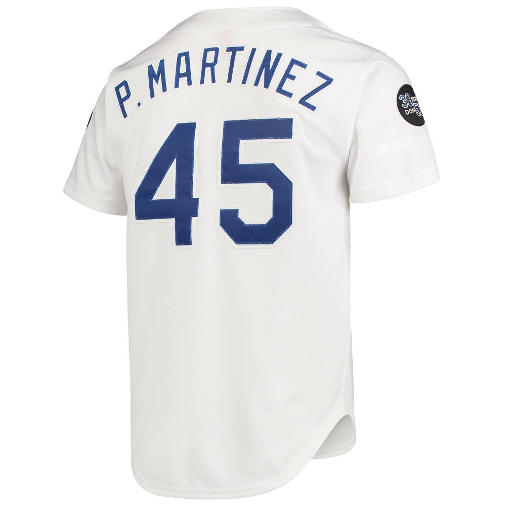 Pedro Martinez Los Angeles Dodgers 1993 Cooperstown Collection Home Authentic Jersey - White | Mitchell & Ness