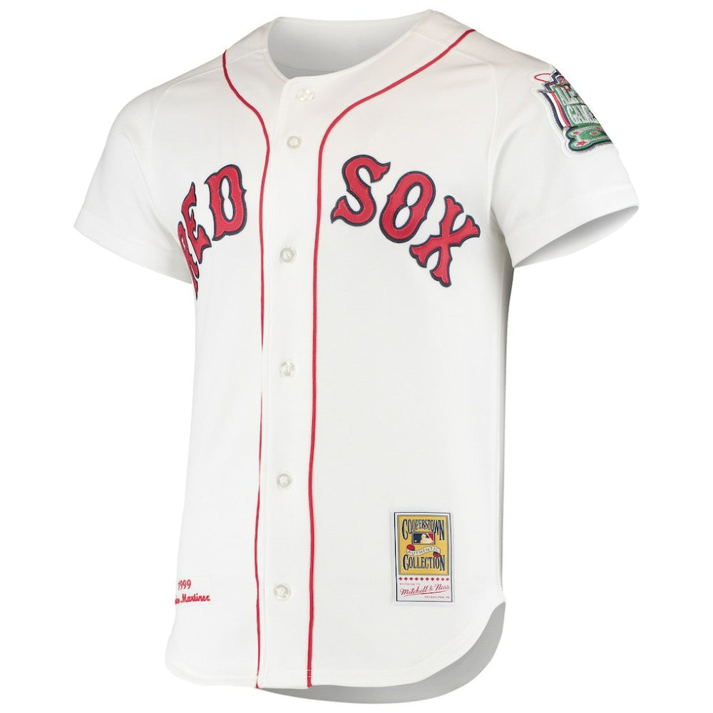 Pedro Martinez Boston Red Sox 1999 Cooperstown Collection Home Authentic Jersey - White | Mitchell & Ness