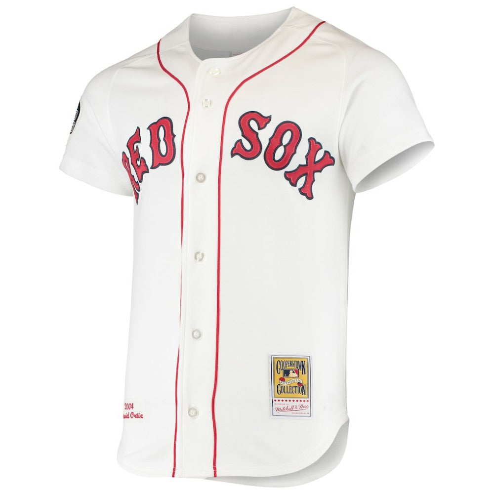 David Ortiz Boston Red Sox 2004 Cooperstown Collection Home Authentic Jersey - White | Mitchell & Ness