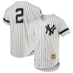 New York Yankees Cooperstown Collection 1996 Authentic Home Jersey - White | Mitchell & Ness