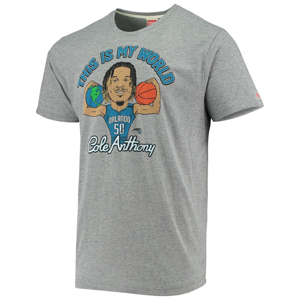 Cole Anthony Orlando Magic Homage Player Tri-Blend T-Shirt - Gray for sale