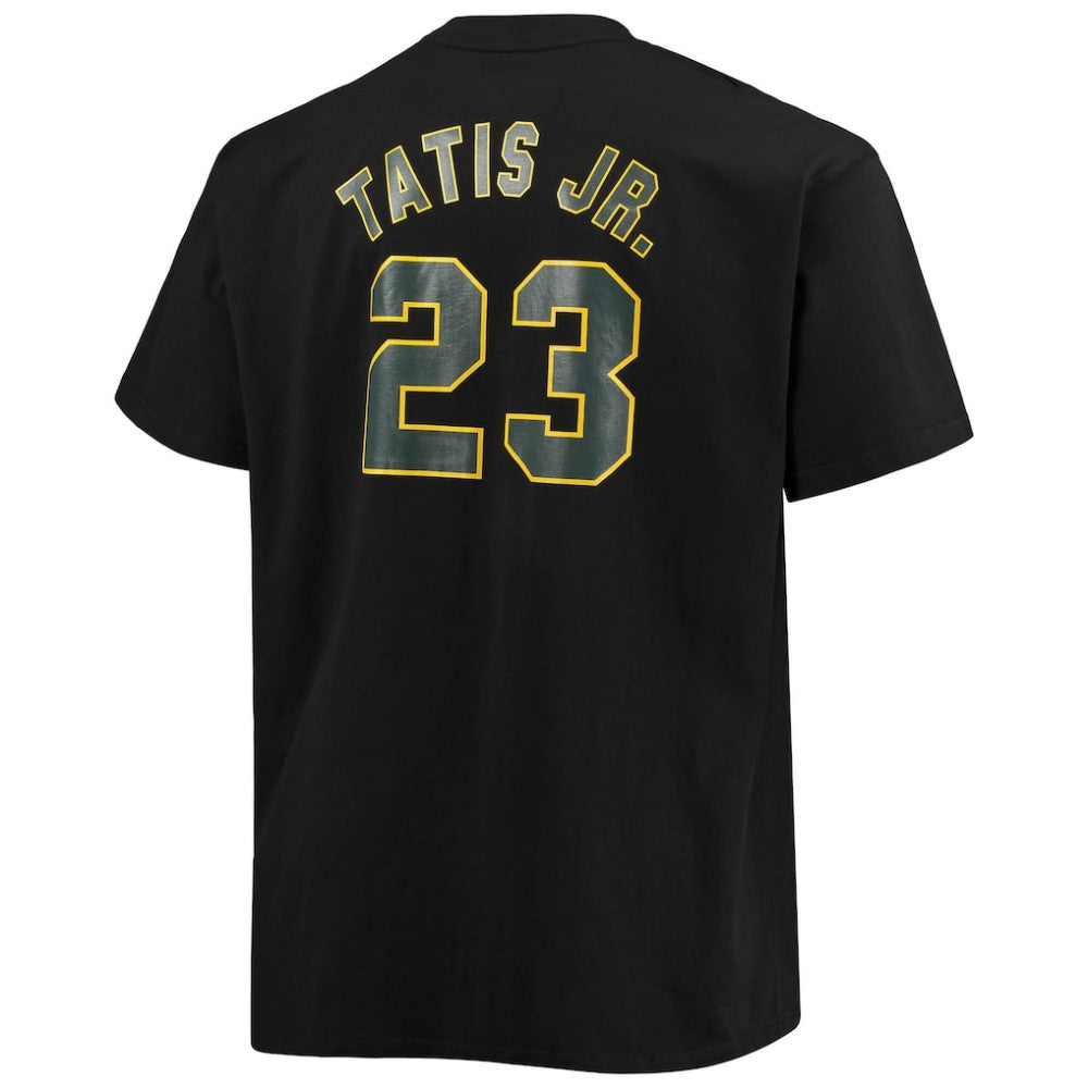 Fernando Tatis Jr. San Diego Padres Big & Tall Wordmark Name & Number T-Shirt - Black