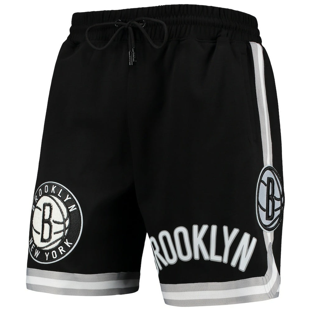 Brooklyn Nets Pro Standard Chenille Shorts - Black for sale