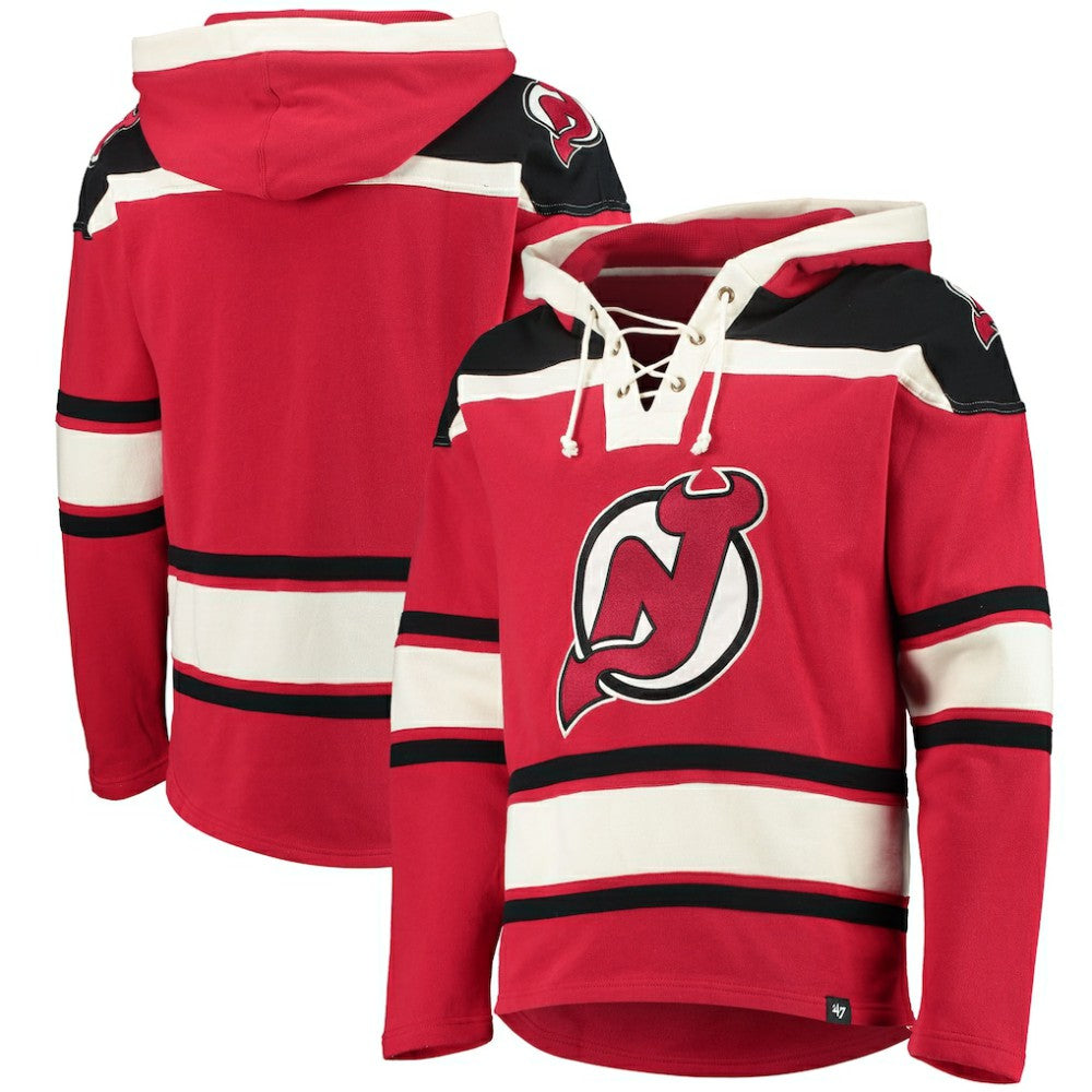 New Jersey Devils '47 Superior Lacer Hoodie Red