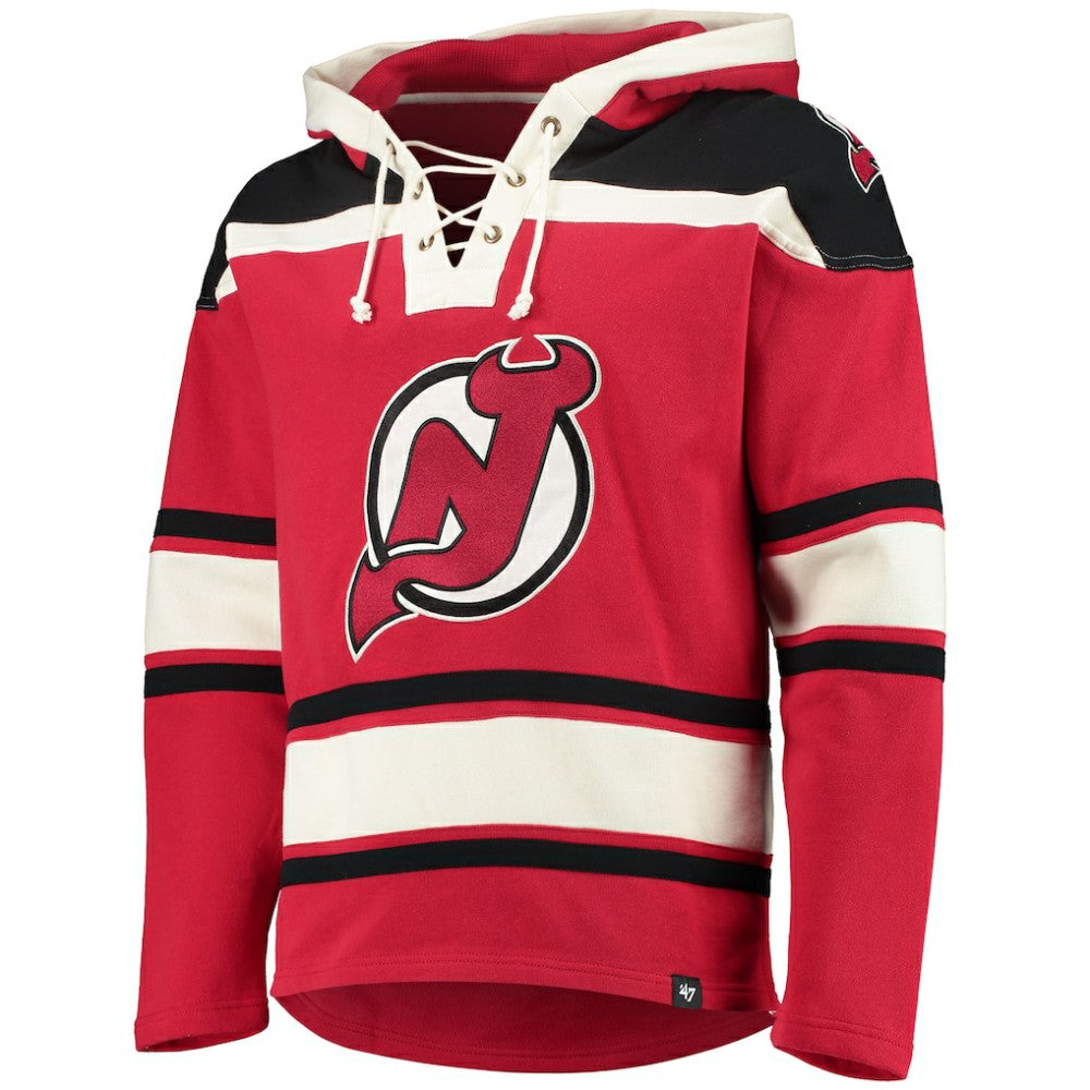 New Jersey Devils '47 Superior Lacer Hoodie Red