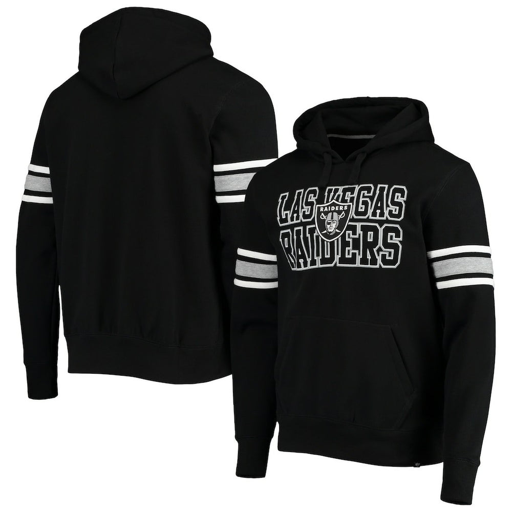 Las Vegas Raiders '47 Double Block Pullover Hoodie - Black cheap