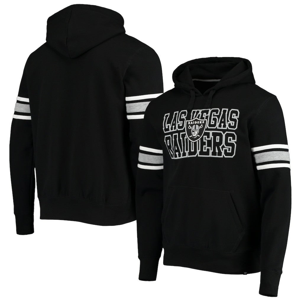 Las Vegas Raiders '47 Double Block Pullover Hoodie - Black cheap