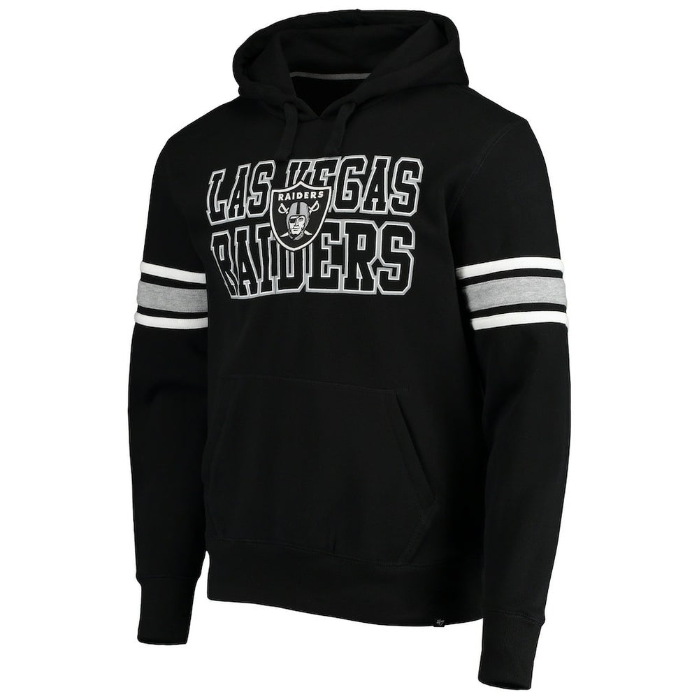 Las Vegas Raiders '47 Double Block Pullover Hoodie - Black cheap