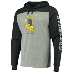 Pittsburgh Steelers '47 Franklin Wooster Throwback Long Sleeve Hoodie T-Shirt - Heathered Gray sale
