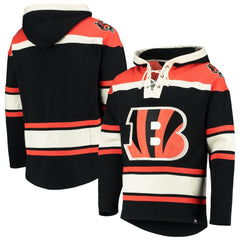 Cincinnati Bengals '47 Lacer V-Neck Pullover Hoodie - Black online