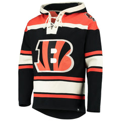 Cincinnati Bengals '47 Lacer V-Neck Pullover Hoodie - Black online