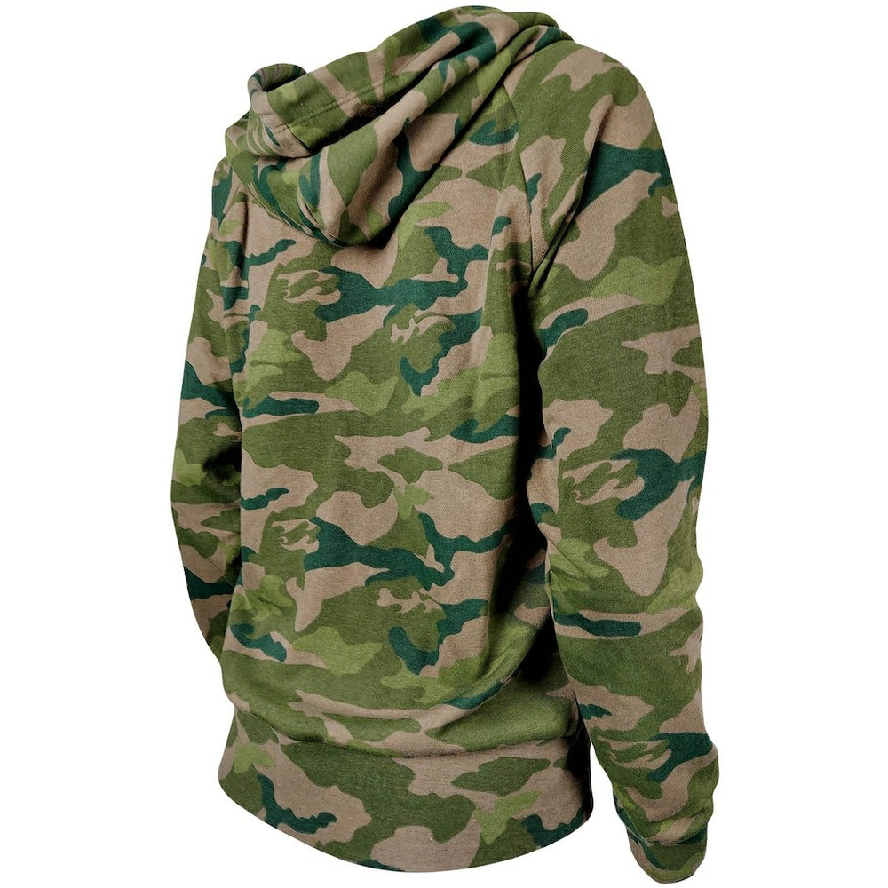 Arizona Cardinals New Era Women's Raglan Full-Zip Hoodie - Camo sale