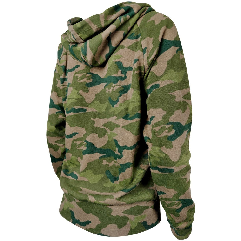 Tampa Bay Buccaneers New Era Women's Raglan Full-Zip Hoodie - Camo for sale