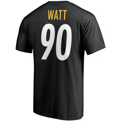 T.J. Watt Pittsburgh Steelers Player Icon Name & Number T-Shirt - Black on sale