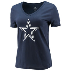 CeeDee Lamb Dallas Cowboys Women's Player Icon Name & Number V-Neck T-Shirt - Navy outlet
