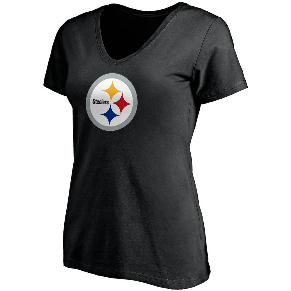 T.J. Watt Pittsburgh Steelers Women's Player Icon Name & Number V-Neck T-Shirt - Black outlet