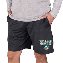 Miami Dolphins Concepts Sport Bullseye Knit Jam Shorts - Charcoal online