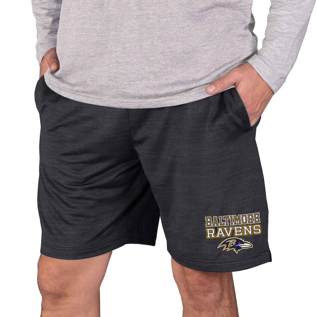 Baltimore Ravens Concepts Sport Bullseye Knit Jam Shorts - Charcoal sale