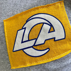 Los Angeles Rams Refried Apparel Sustainable Angle Long Sleeve T-Shirt - Gray for sale