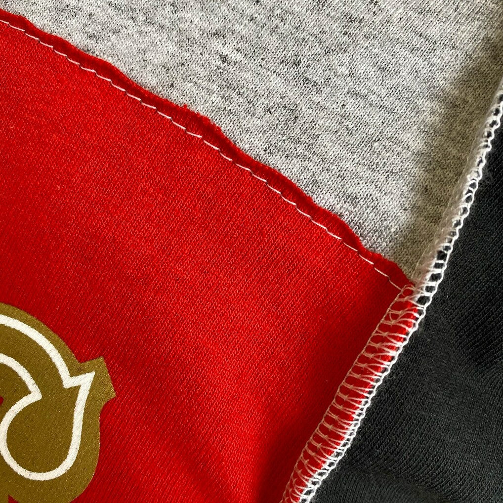 San Francisco 49ers Refried Apparel Sustainable Split T-Shirt - Heather Gray outlet