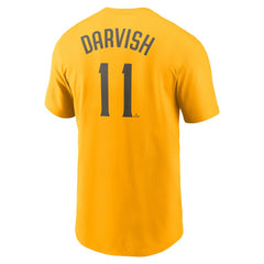 Yu Darvish San Diego Padres Name & Number T-Shirt - Gold | Nike