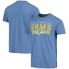 Los Angeles Rams '47 Stripe Thru Franklin T-Shirt - Heathered Royal discount
