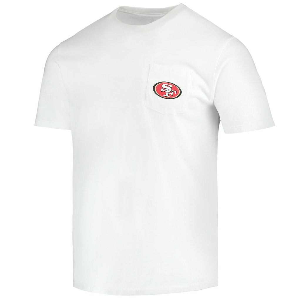 San Francisco 49ers Vineyard Vines Big & Tall Helmet T-Shirt - White cheap