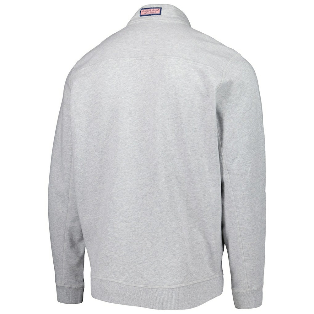 Arizona Cardinals Vineyard Vines Shep Shirt Quarter-Zip Sweatshirt - Heather Gray on sale