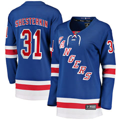 Igor Shesterkin New York Rangers Fanatics Women's Home Breakaway Jersey Blue