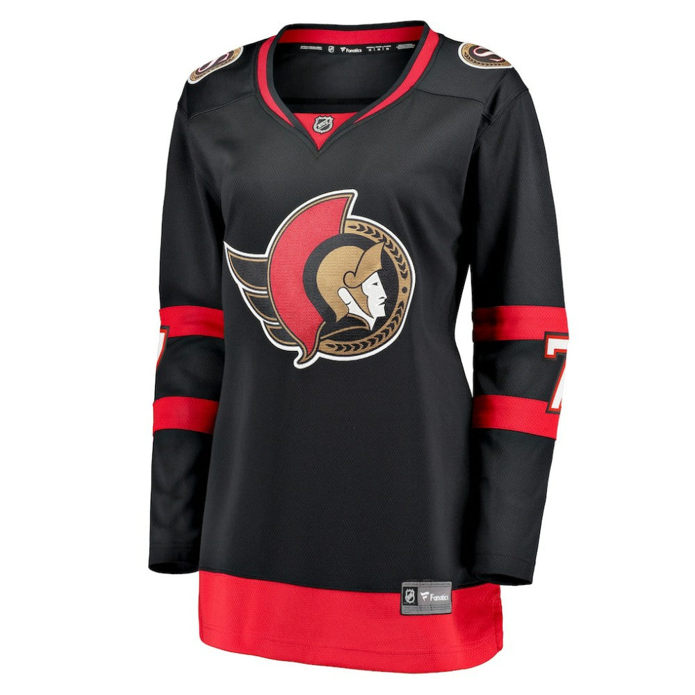 Brady Tkachuk Ottawa Senators Fanatics Women's Home Breakaway Jersey Black
