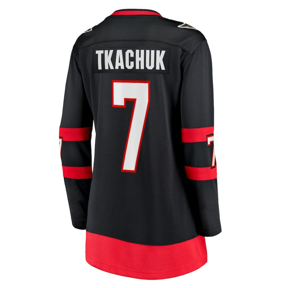 Brady Tkachuk Ottawa Senators Fanatics Women's Home Breakaway Jersey Black