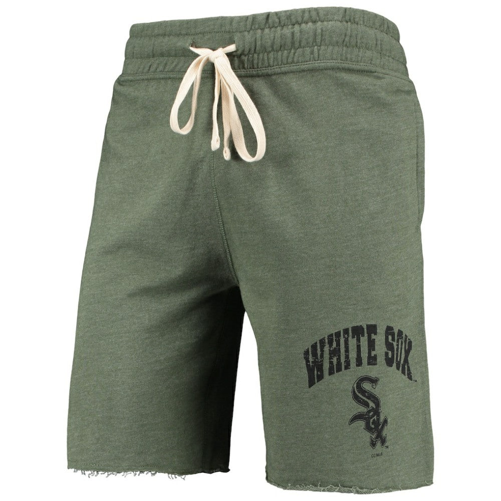 Chicago White Sox Concepts Sport Mainstream Tri-Blend Shorts - Heathered Olive