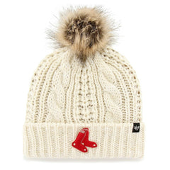 Boston Red Sox Women's Meeko Knit Hat - White | 47 brand
