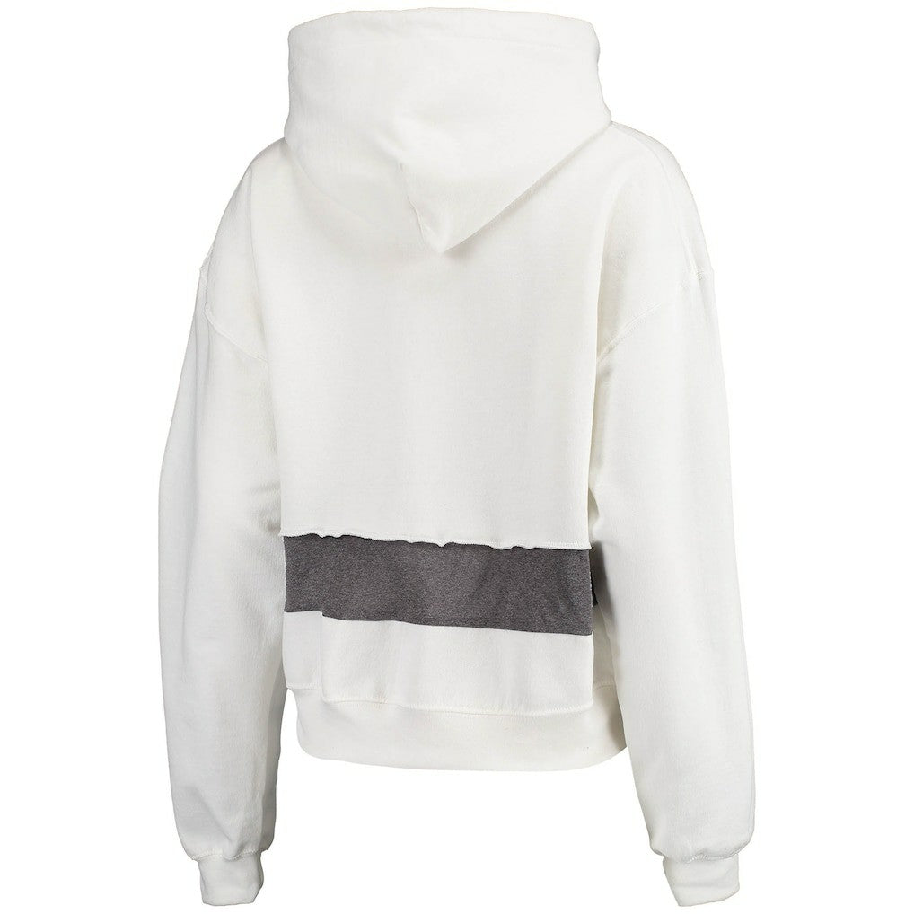 Arizona Cardinals Refried Apparel Women's Sustainable Crop Dolman Pullover Hoodie - White sale