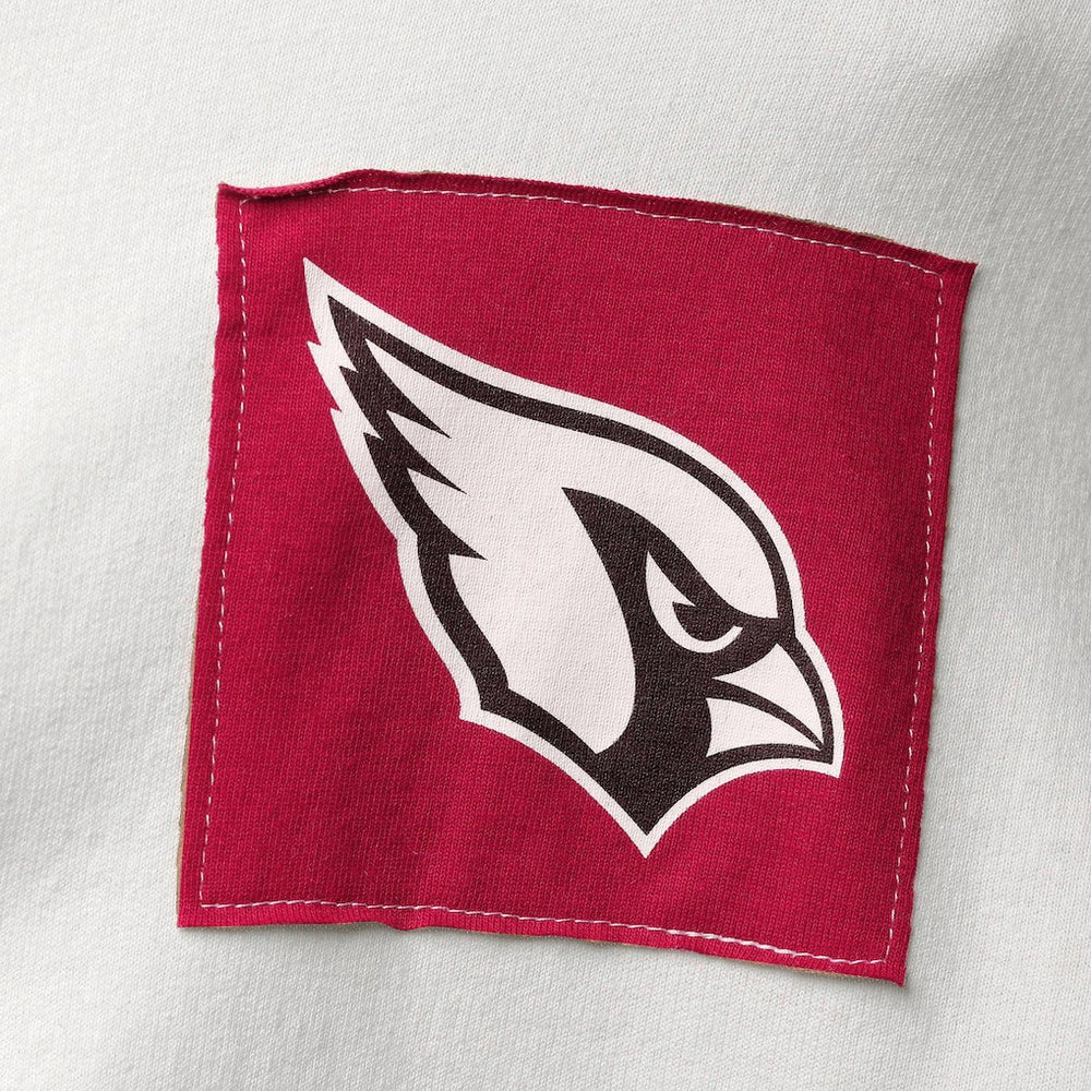 Arizona Cardinals Refried Apparel Women's Sustainable Crop Dolman Pullover Hoodie - White sale