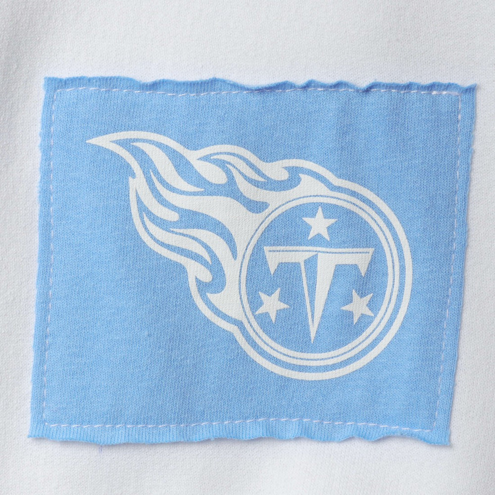 Tennessee Titans Refried Apparel Women's Sustainable Crop Dolman Pullover Hoodie - White sale