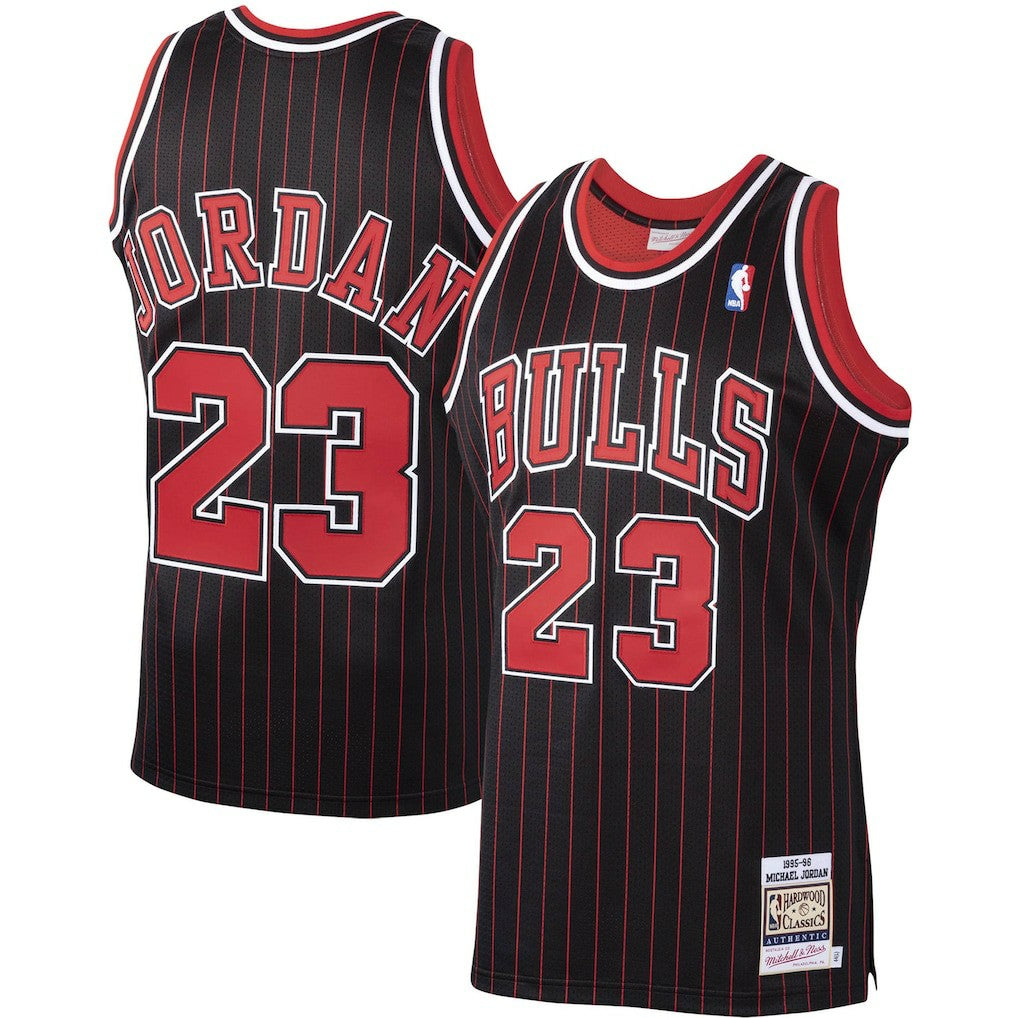 Michael Jordan Chicago Bulls 1995/96 Hardwood Classics Authentic Jersey sale - Black | Mitchell & Ness online