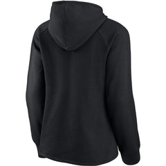 New Orleans Saints Women's First Contact Raglan Pullover Hoodie - Black for sale
