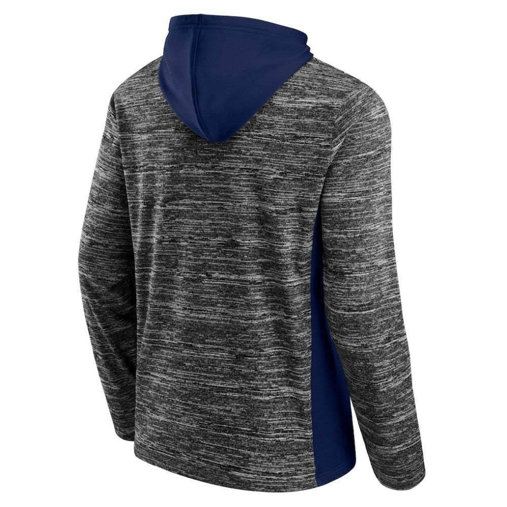 Houston Astros Instant Replay Color Block Pullover Hoodie - Gray/Navy
